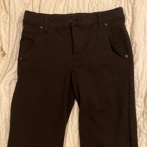 Stretchy Black Bell Bottom Slacks